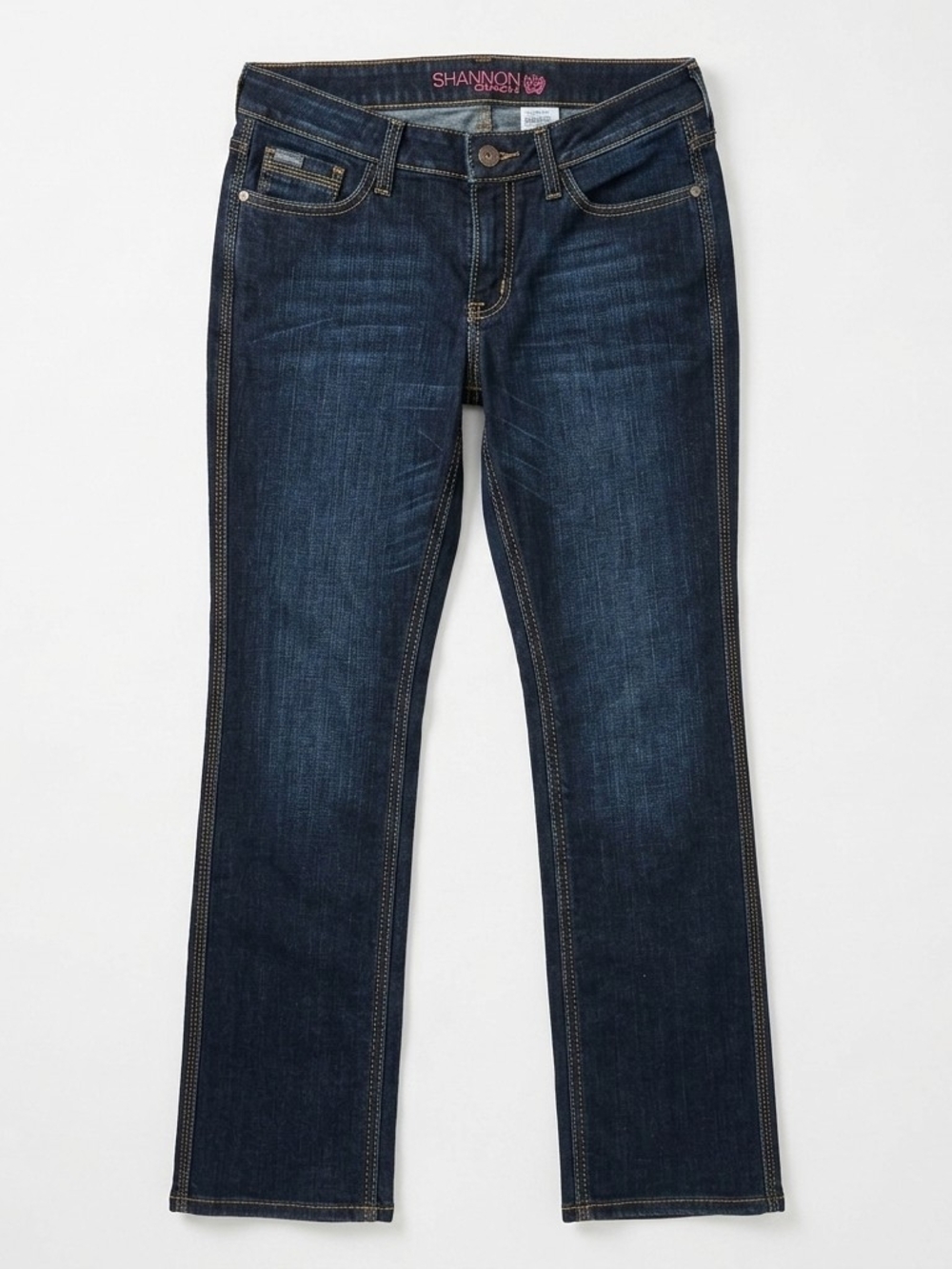 Shannon Dark Blue Straight Leg Women’s Jeans Size 12 #3